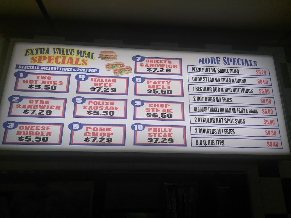 Hot Spot Menu image 1