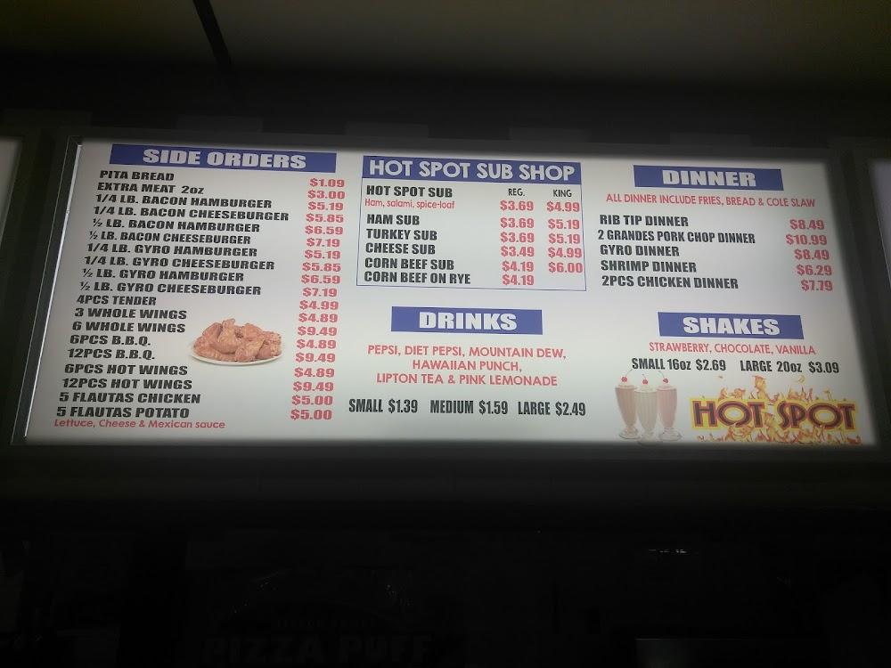 Hot Spot Menu image 3